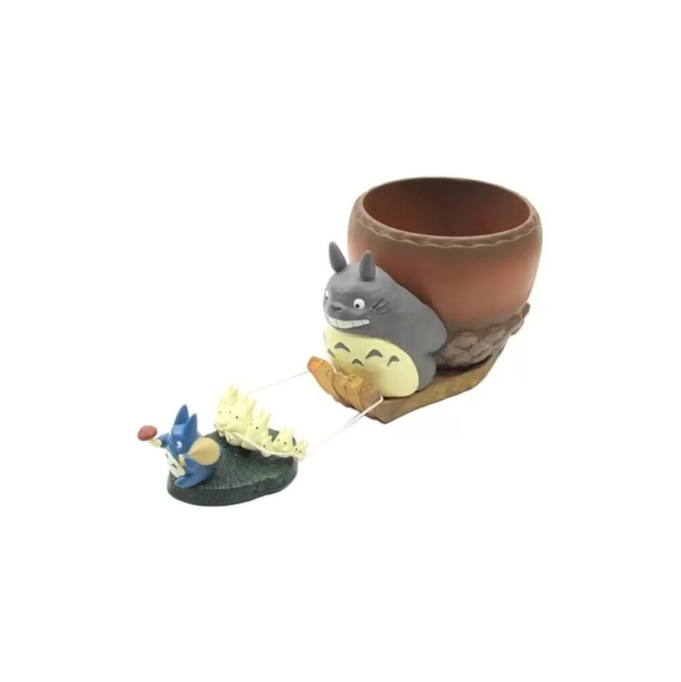 Maison Ghibli Totoro Flower Bucket Sled - My Neighbour Totoro- Decoration