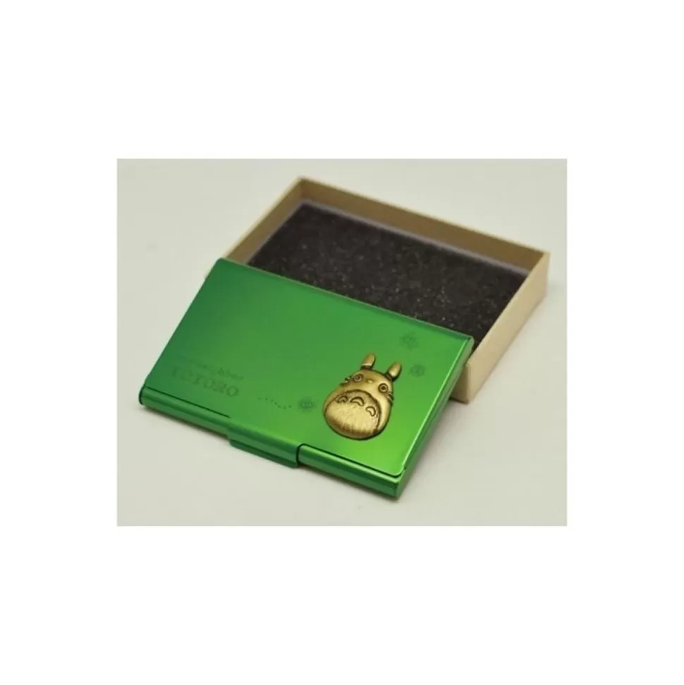 Maison Ghibli Totoro Metal Card Case Green - My Neighbor Totoro- Accessories