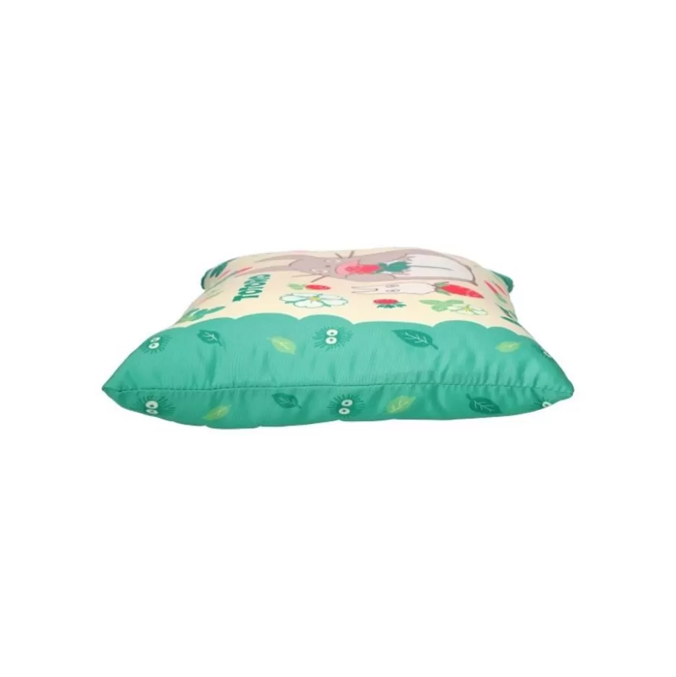Maison Ghibli Totoro With Strawberries Pillow 28 X 39 Cm - My Neighbor Totoro- Furniture