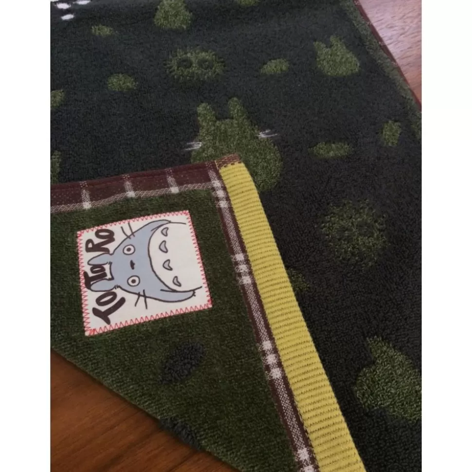Maison Ghibli Towel Autumn Green 34X80 Cm - My Neighbor Totoro- Household Linen
