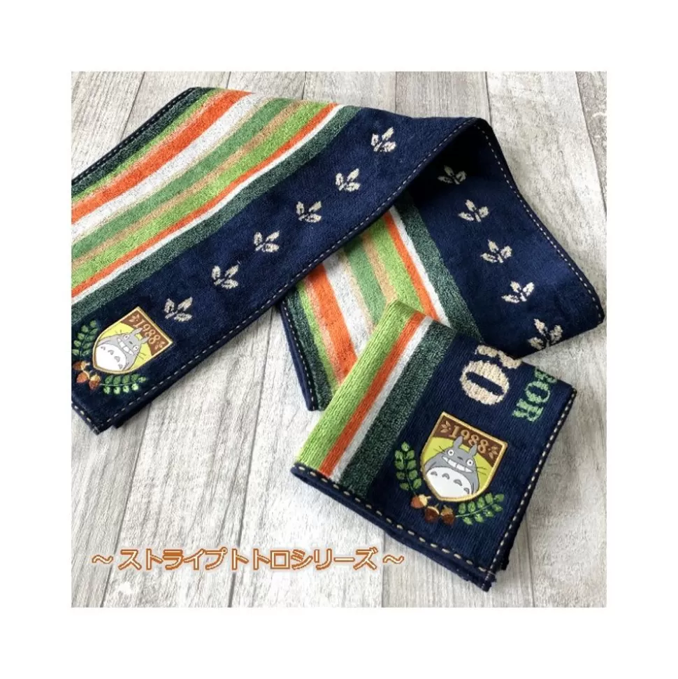 Maison Ghibli Towel Leaves Totoro 34X80 Cm - My Neighbor Totoro- Household Linen