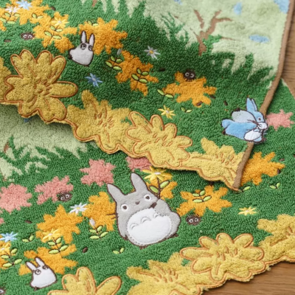 Maison Ghibli Towel Medium & Small Totoro Racing 34X80 Cm - My Neighbor Totoro- Household Linen