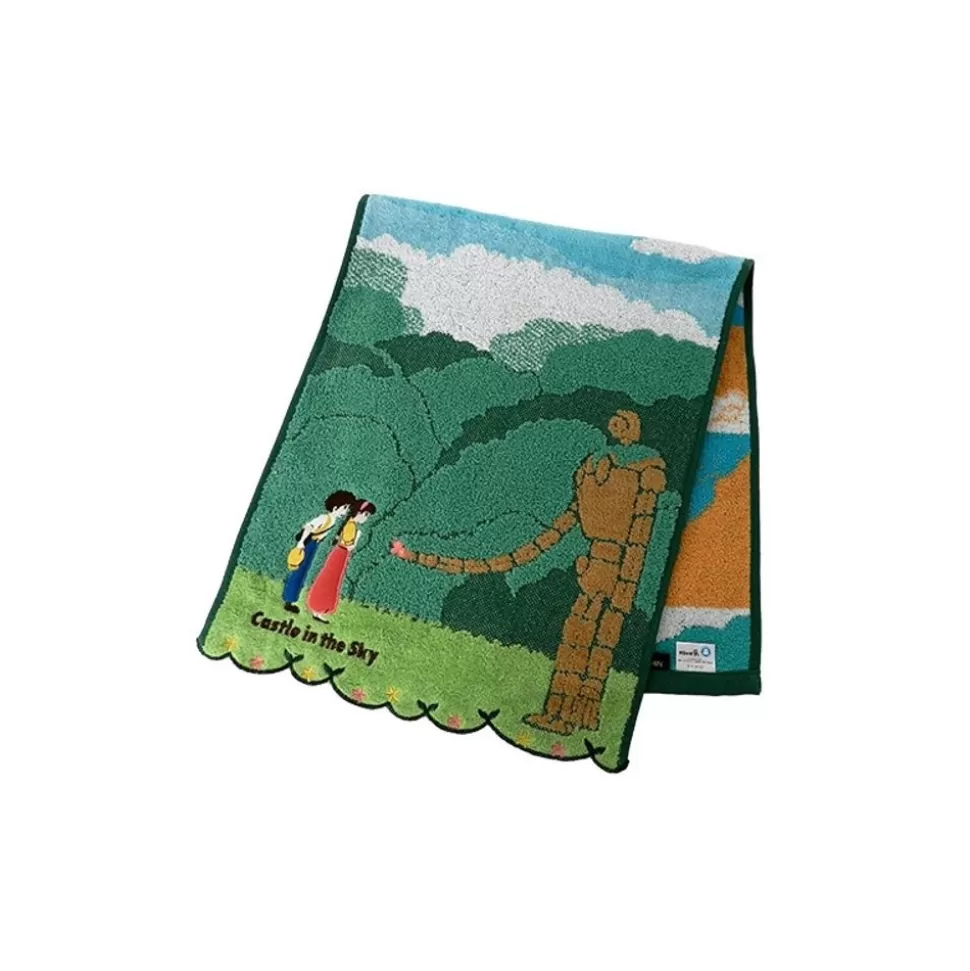 Maison Ghibli Towel Robot Soldier 34X80 Cm - Castle In The Sky- Household Linen