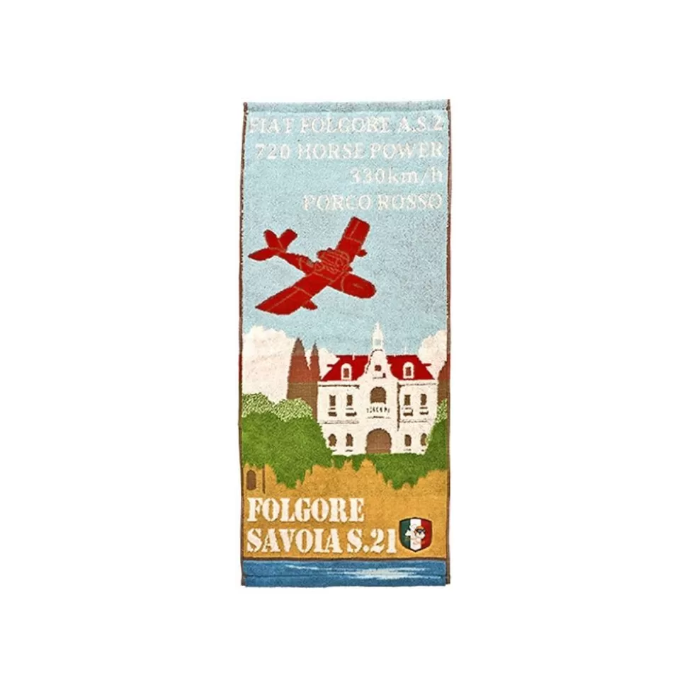 Maison Ghibli Towel Savoia S.21 34X80 Cm - Porco Rosso- Household Linen