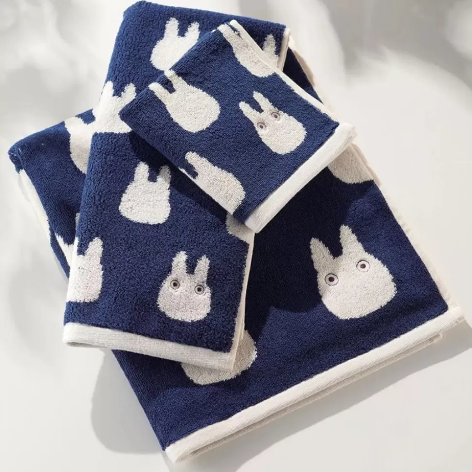 Maison Ghibli Towel Small Totoro Silhouette 33X80 Cm - My Neighbor Totoro- Household Linen