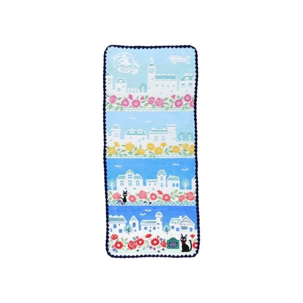 Maison Ghibli Towel Streets Of Paris 34X80 Cm - Kiki'S Delivery Service- Household Linen