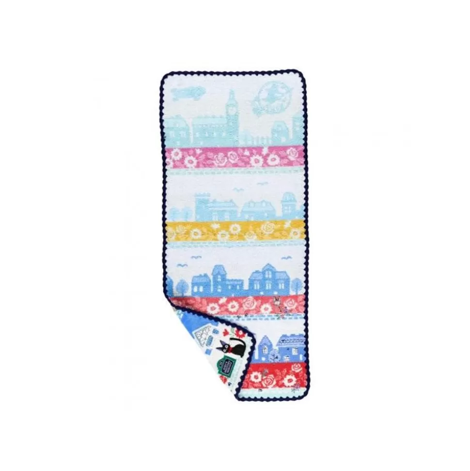 Maison Ghibli Towel Streets Of Paris 34X80 Cm - Kiki'S Delivery Service- Household Linen