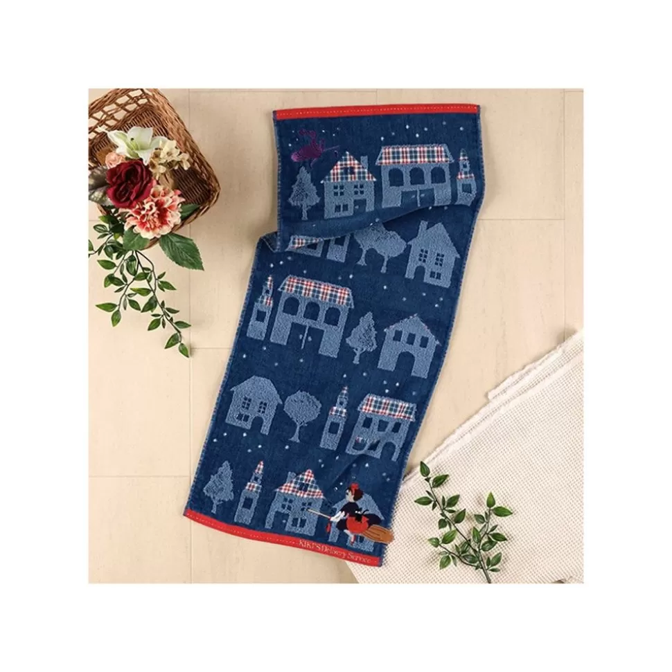 Maison Ghibli Towel The Night Of Departure 34X80 Cm - Kiki'S Delivery Service- Household Linen