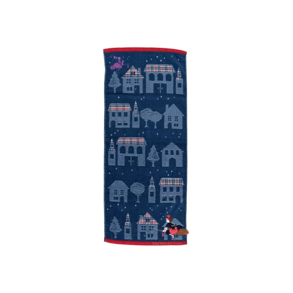 Maison Ghibli Towel The Night Of Departure 34X80 Cm - Kiki'S Delivery Service- Household Linen