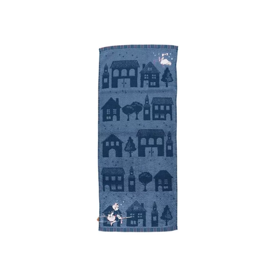 towel_the_night_of_departure_x_cm__kikis_delivery_service_2.webp Maison Ghibli Towel The Night Of Departure 34X80 Cm - Kiki'S Delivery Service- Household Linen