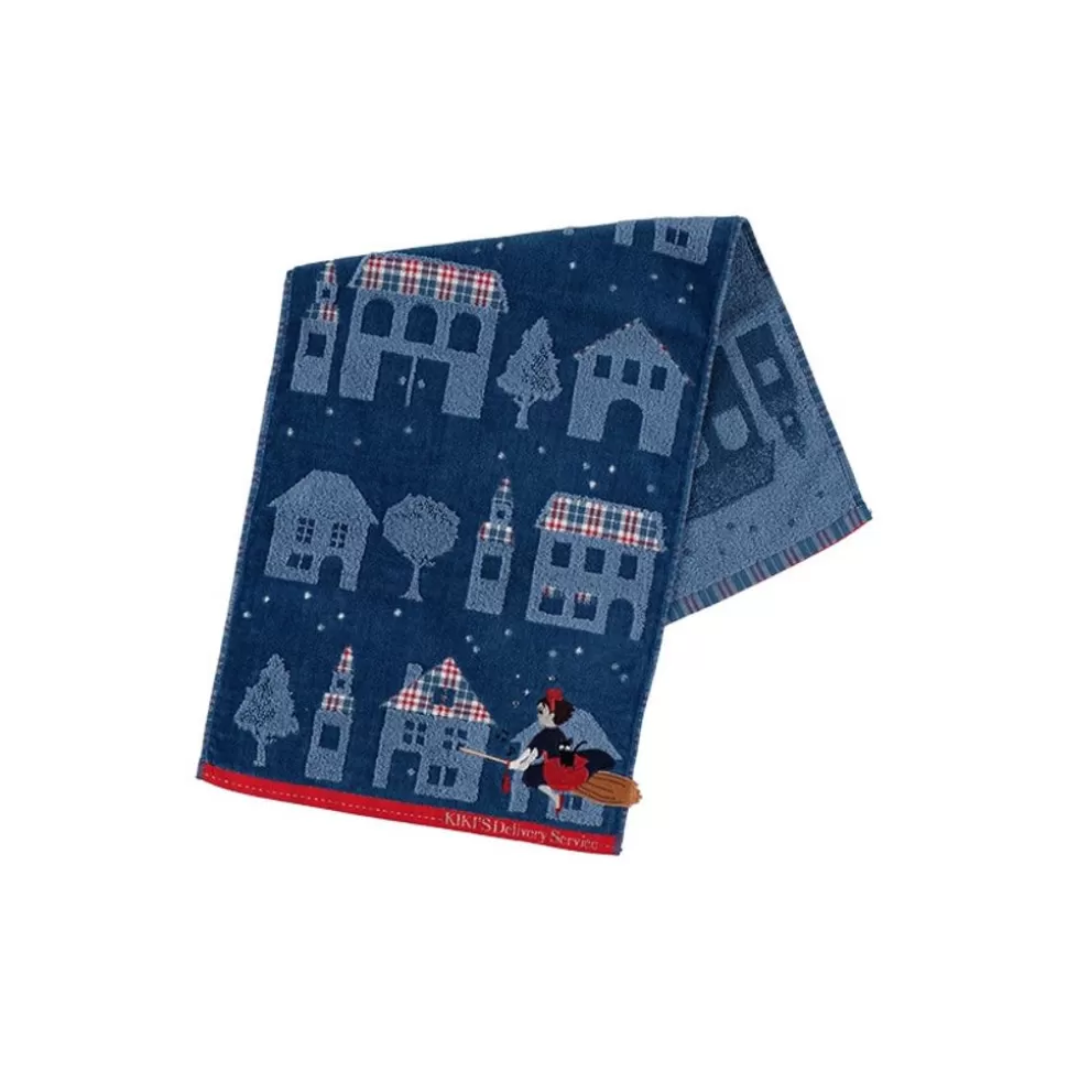 towel_the_night_of_departure_x_cm__kikis_delivery_service_3.webp Maison Ghibli Towel The Night Of Departure 34X80 Cm - Kiki'S Delivery Service- Household Linen