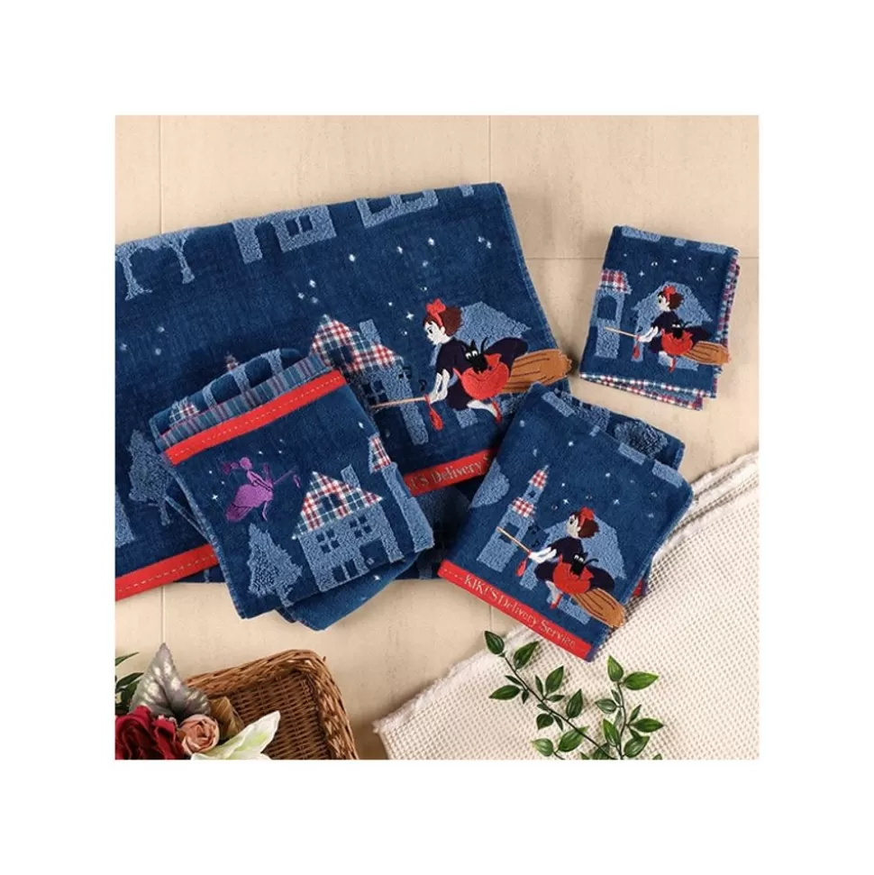 towel_the_night_of_departure_x_cm__kikis_delivery_service_5.webp Maison Ghibli Towel The Night Of Departure 34X80 Cm - Kiki'S Delivery Service- Household Linen