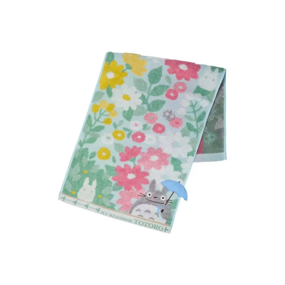 Maison Ghibli Towel Totoro Flower Fields 34X80 Cm - My Neighbor Totoro- Household Linen