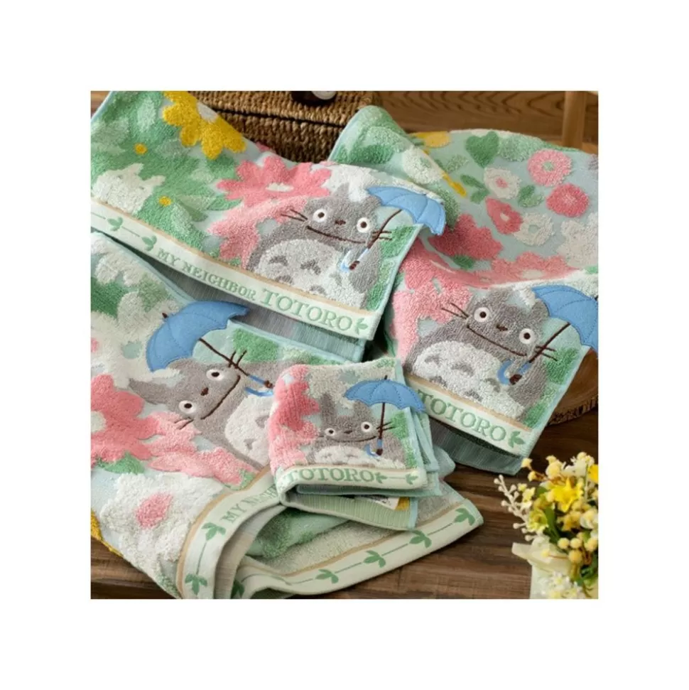 Maison Ghibli Towel Totoro Flower Fields 34X80 Cm - My Neighbor Totoro- Household Linen