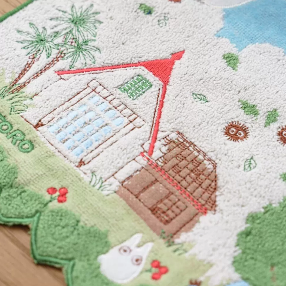 Maison Ghibli Towel Totoro In The Sky 34X80 Cm - My Neighbor Totoro- Household Linen