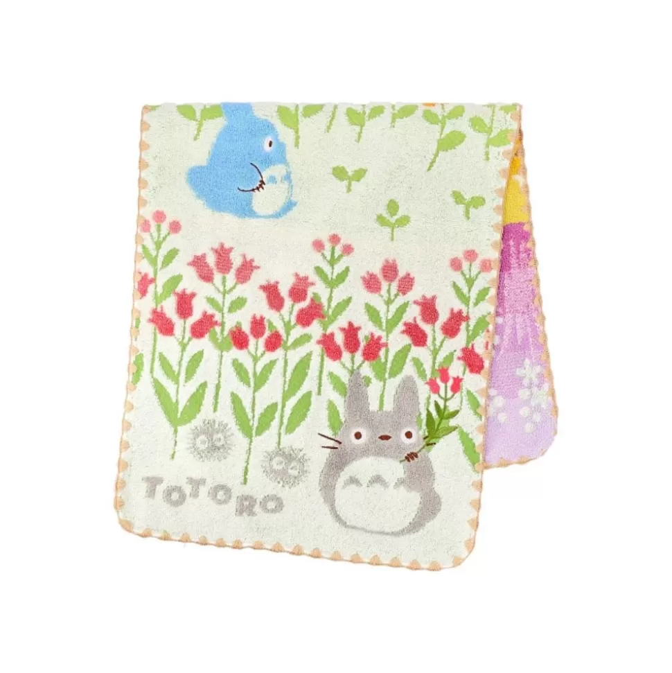 Maison Ghibli Towel Totoro Wild Flowers 34X80 Cm - My Neighbor Totoro- Household Linen