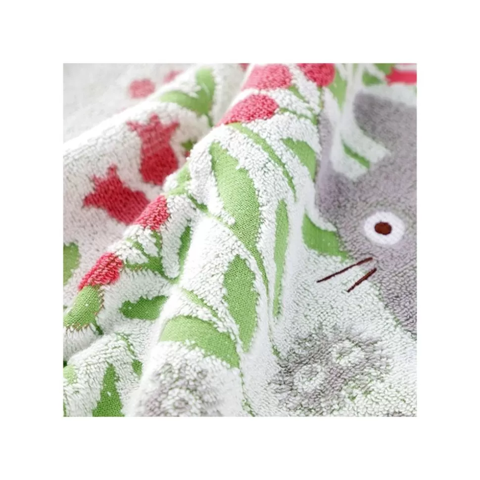 Maison Ghibli Towel Totoro Wild Flowers 34X80 Cm - My Neighbor Totoro- Household Linen