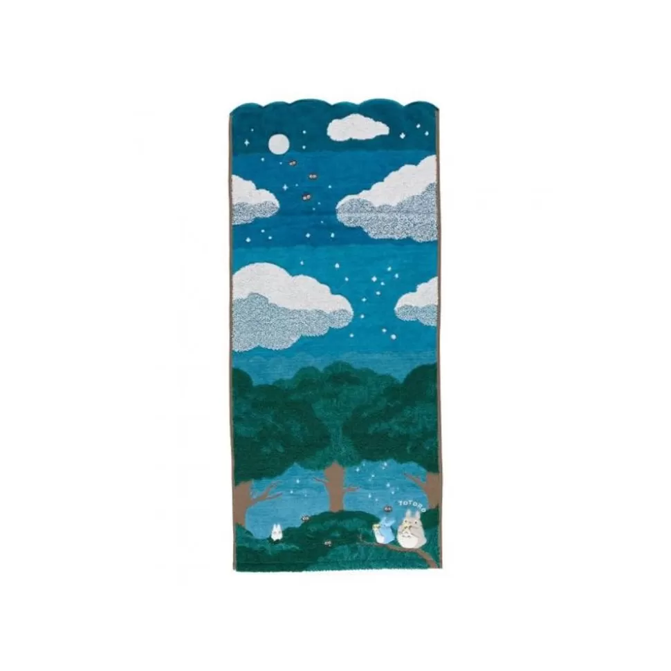 Maison Ghibli Towel Under The Moon 34X80 Cm - My Neighbor Totoro- Household Linen