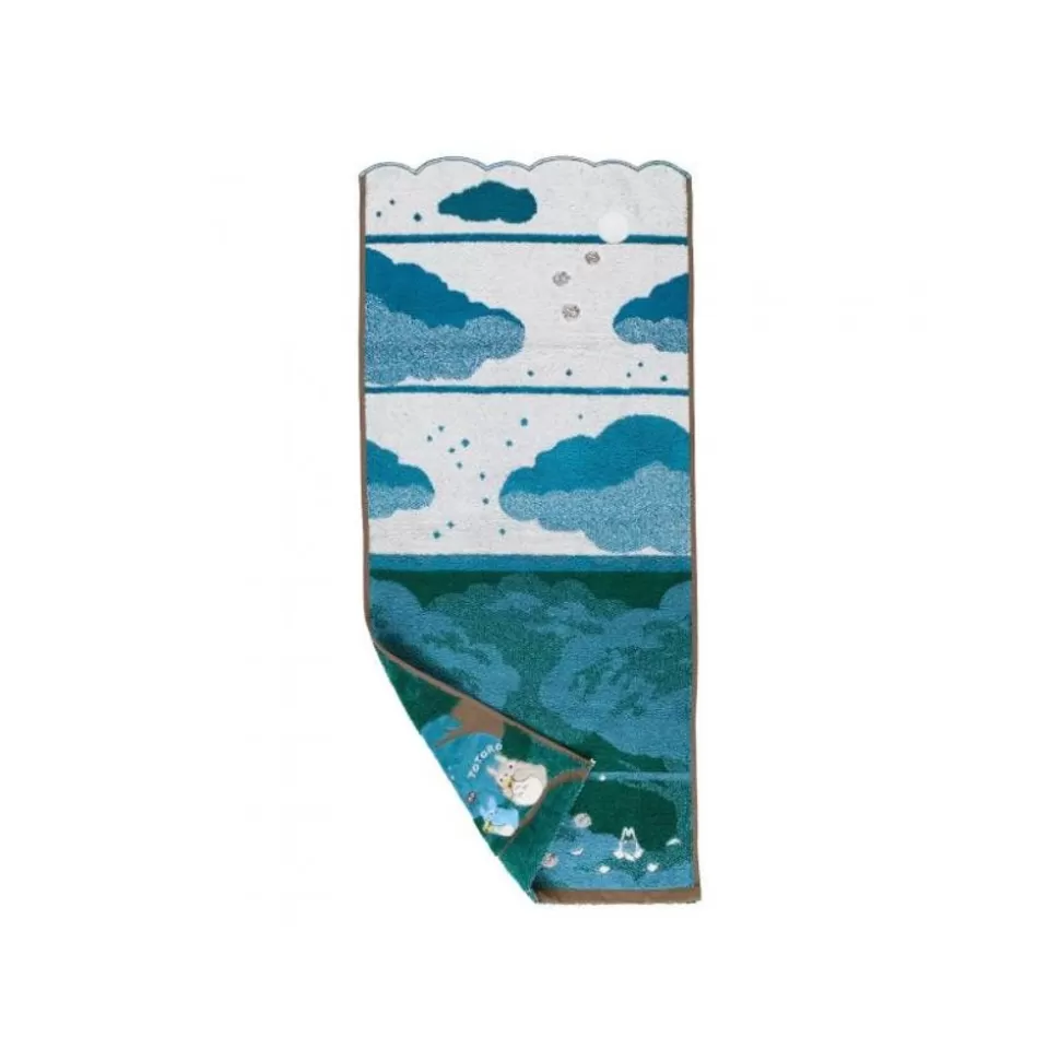Maison Ghibli Towel Under The Moon 34X80 Cm - My Neighbor Totoro- Household Linen