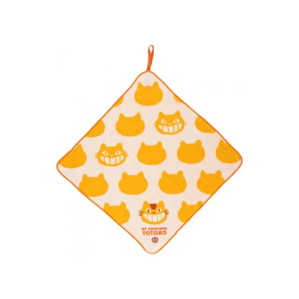 Maison Ghibli Towel With Hanger Catbus Silhouette - My Neighbor Totoro- Household Linen