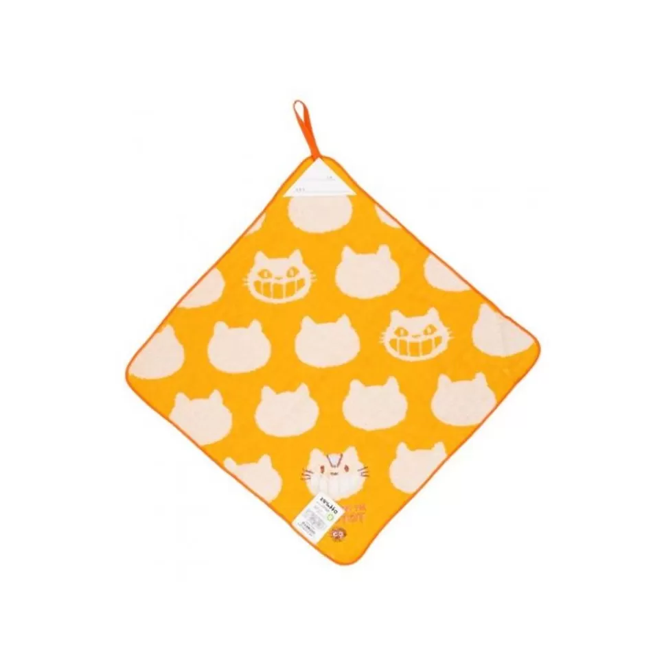 Maison Ghibli Towel With Hanger Catbus Silhouette - My Neighbor Totoro- Household Linen