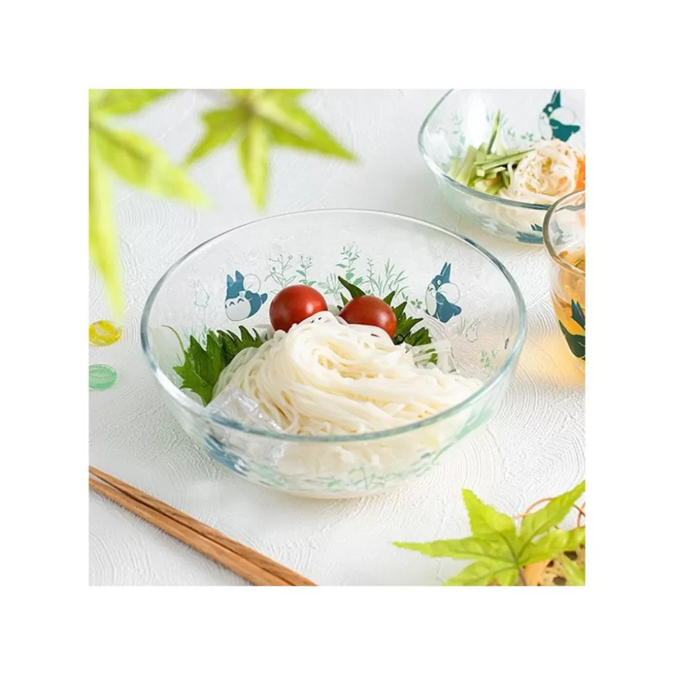 Maison Ghibli Transparent Bowl 17Cm Chasing Acorns - My Neighbor Totoro- Kitchenware