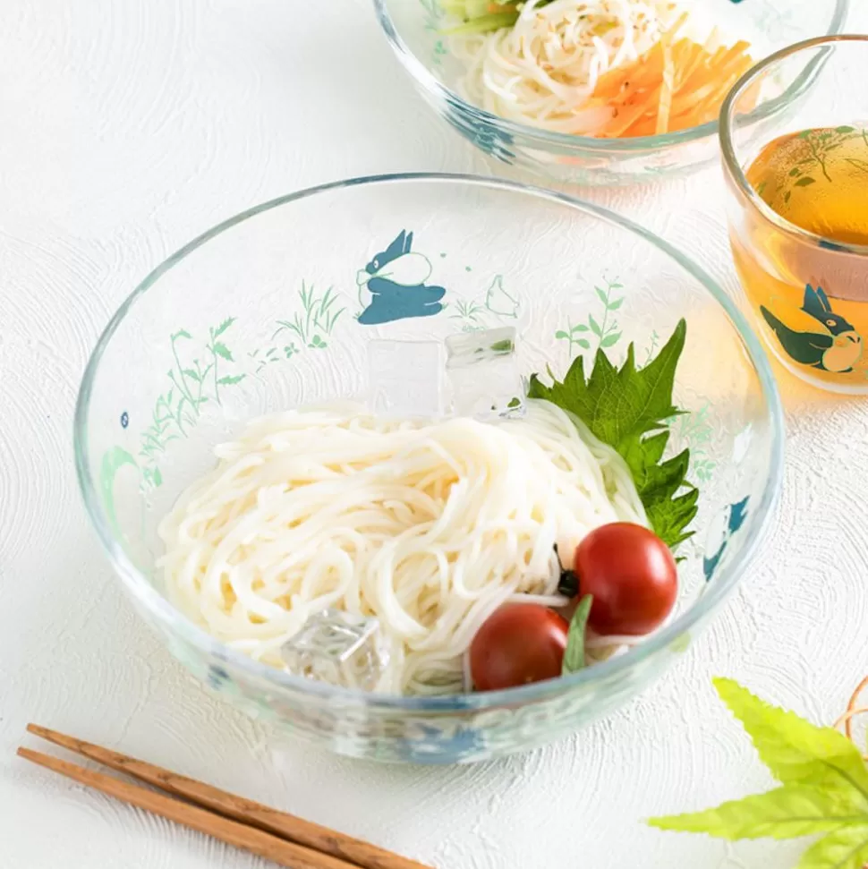 Maison Ghibli Transparent Bowl 17Cm Chasing Acorns - My Neighbor Totoro- Kitchenware