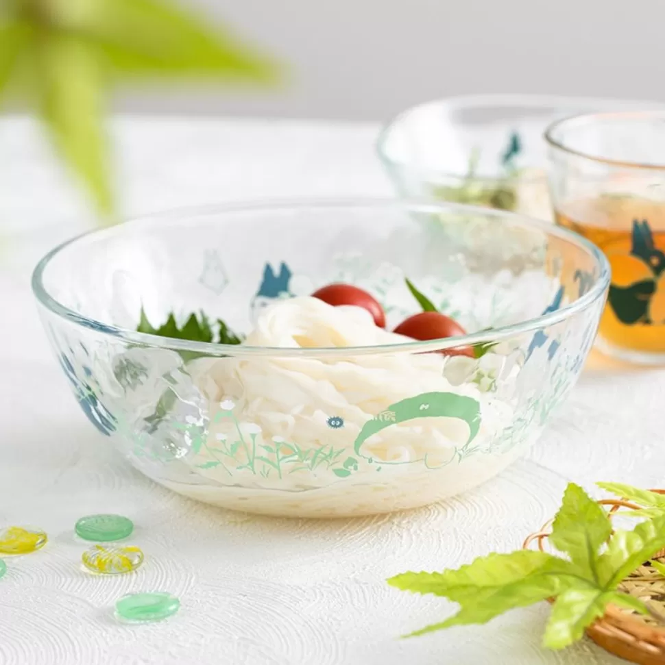 Maison Ghibli Transparent Bowl 17Cm Chasing Acorns - My Neighbor Totoro- Kitchenware