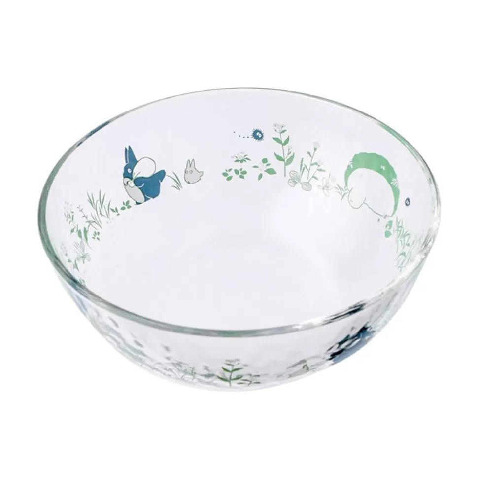 Maison Ghibli Transparent Bowl 17Cm Chasing Acorns - My Neighbor Totoro- Kitchenware