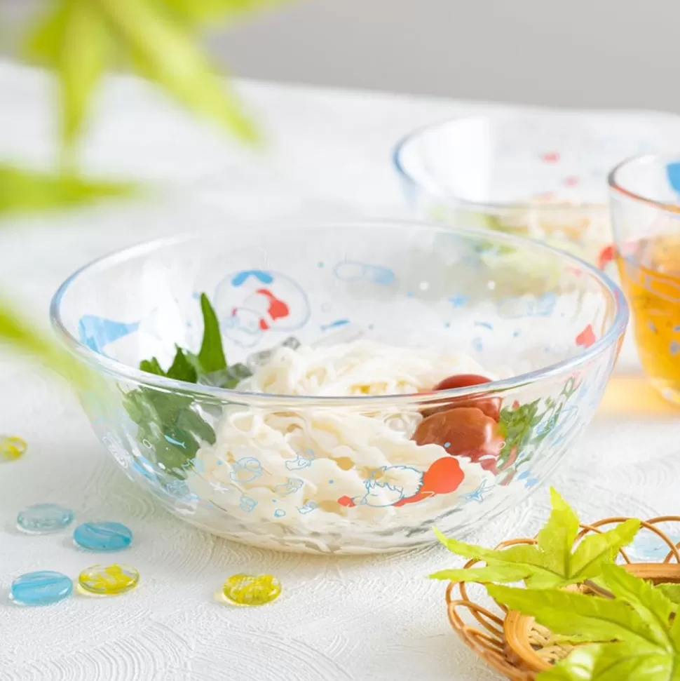 Maison Ghibli Transparent Bowl 17Cm Ponyo Under The Sea - Ponyo On The Cliff- Kitchenware