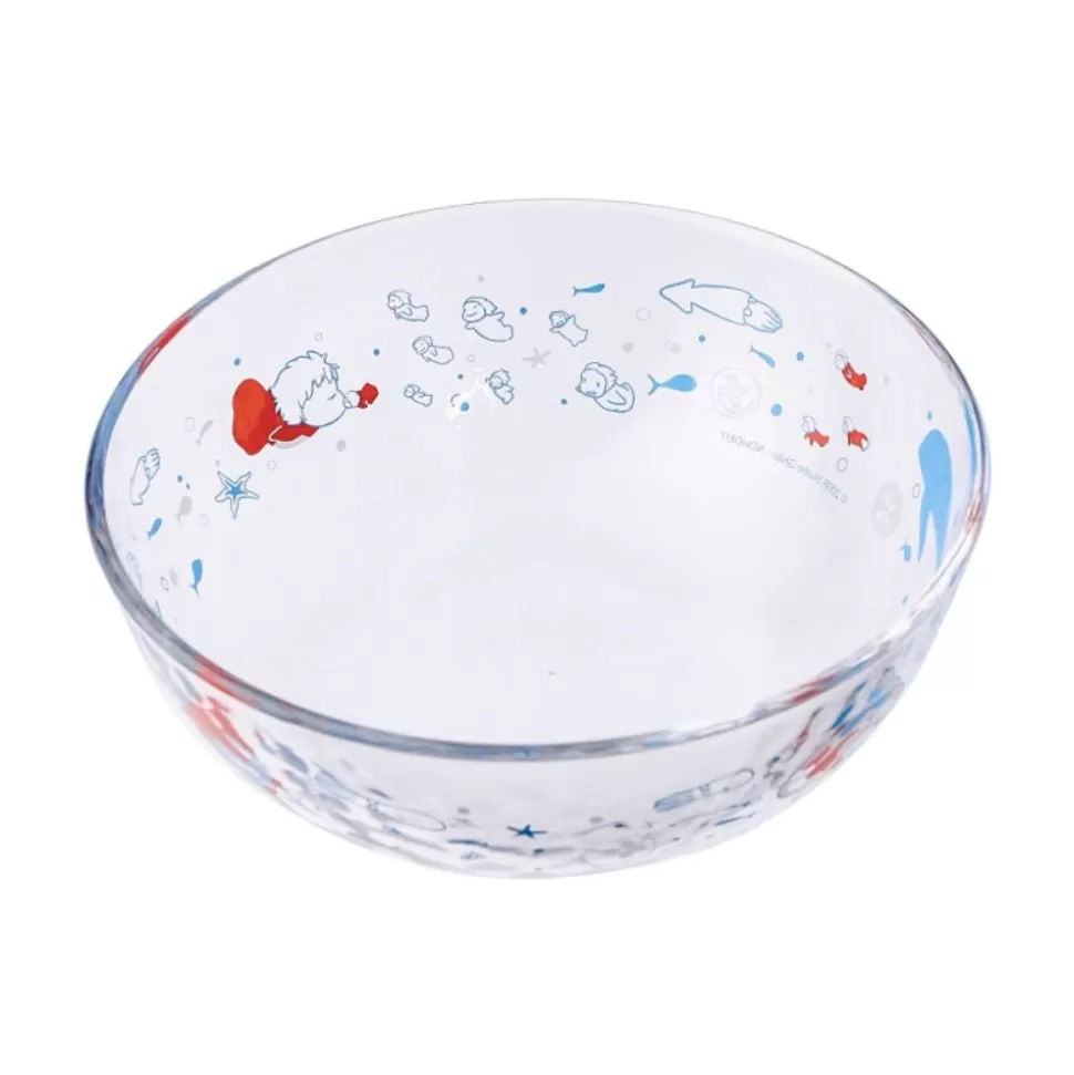 Maison Ghibli Transparent Bowl 17Cm Ponyo Under The Sea - Ponyo On The Cliff- Kitchenware