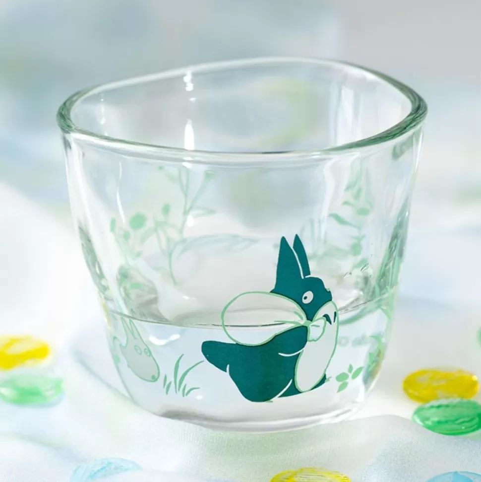 Maison Ghibli Transparent Glass Chasing Acorns - My Neighbor Totoro- Kitchenware