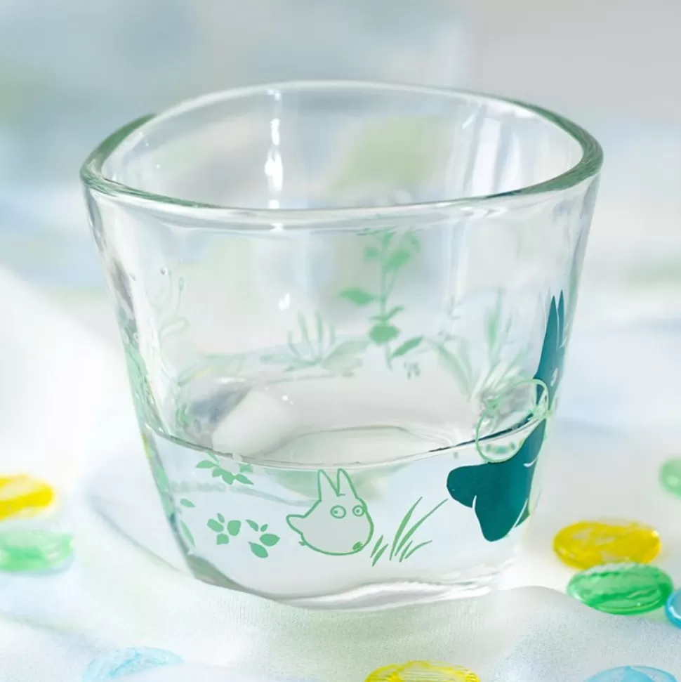 Maison Ghibli Transparent Glass Chasing Acorns - My Neighbor Totoro- Kitchenware