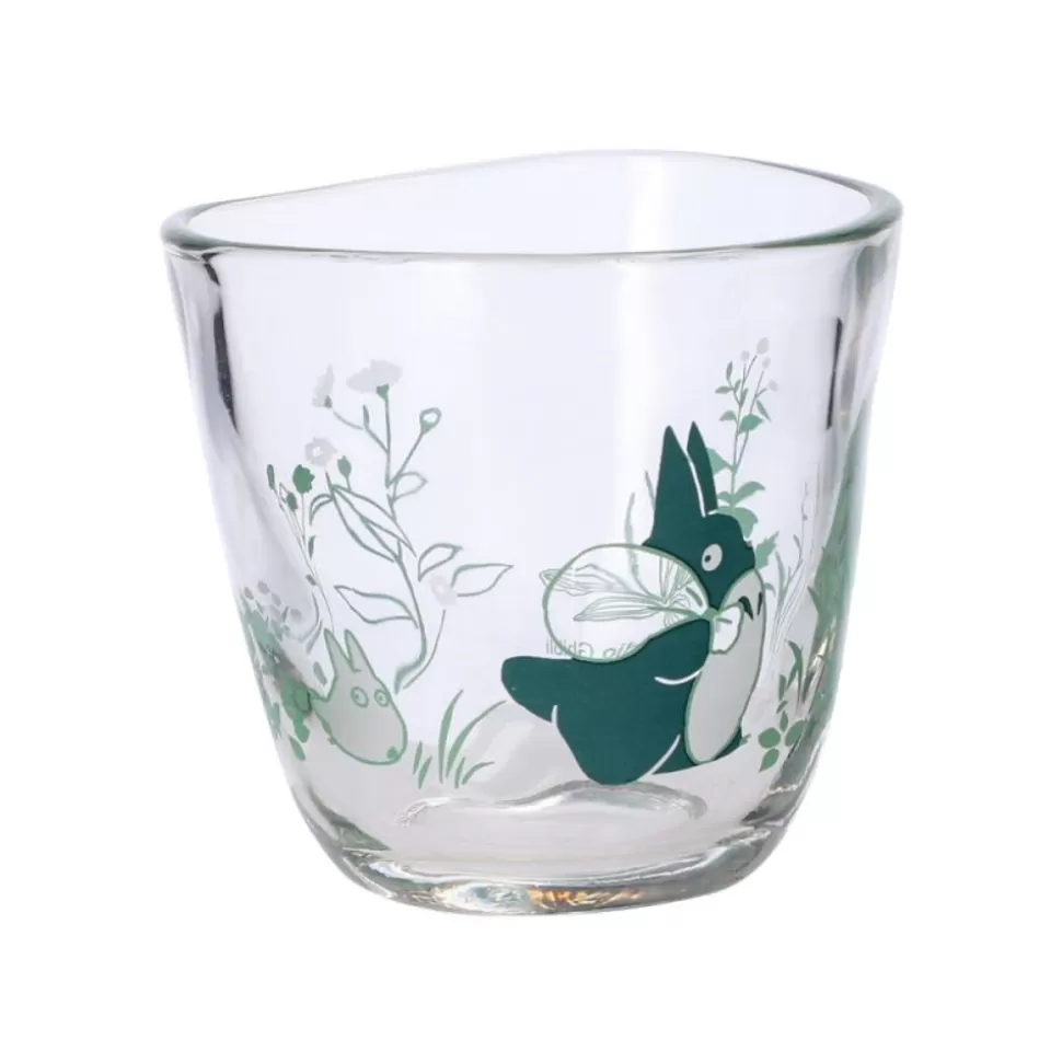 Maison Ghibli Transparent Glass Chasing Acorns - My Neighbor Totoro- Kitchenware