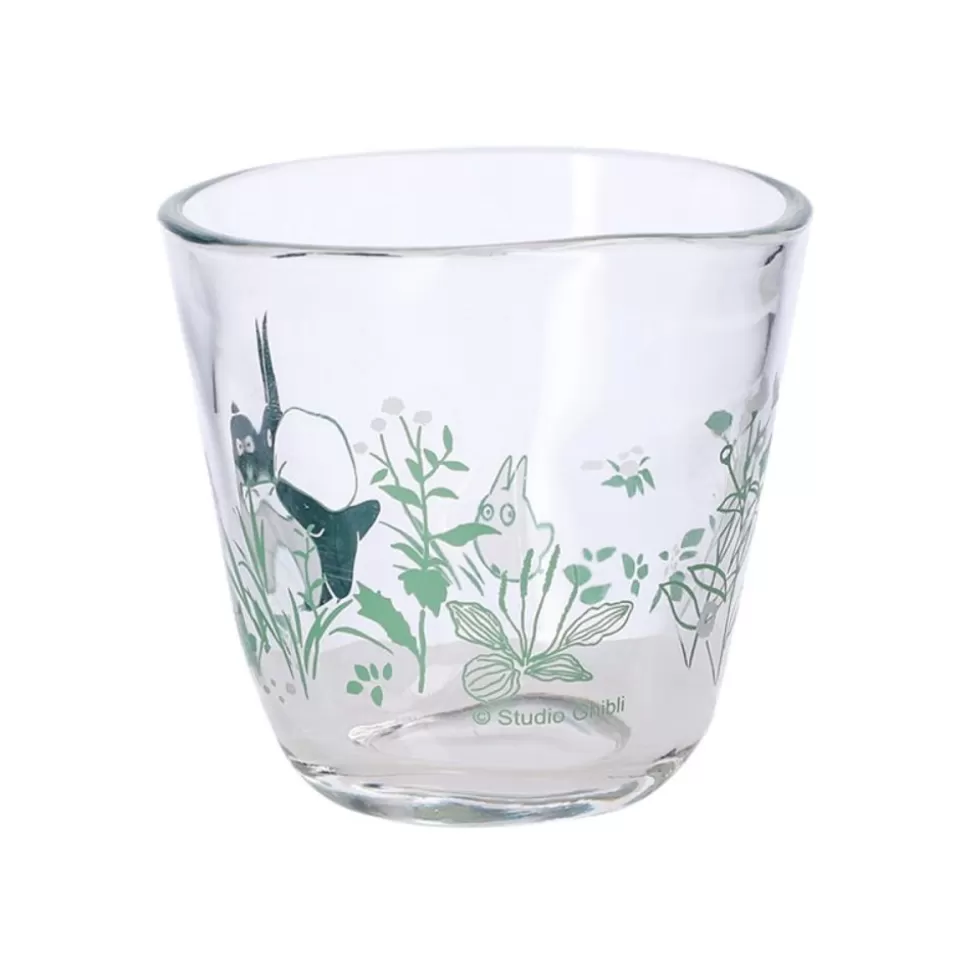 Maison Ghibli Transparent Glass Chasing Acorns - My Neighbor Totoro- Kitchenware