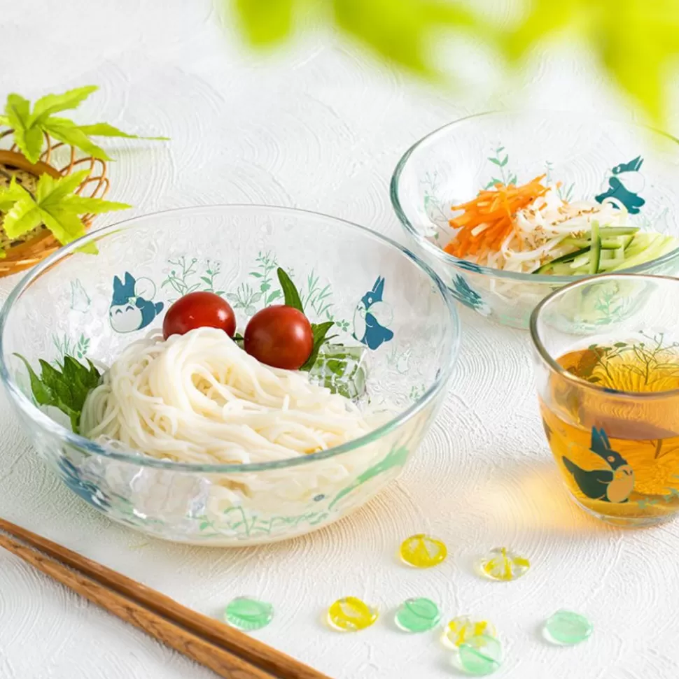Maison Ghibli Transparent Glass Chasing Acorns - My Neighbor Totoro- Kitchenware