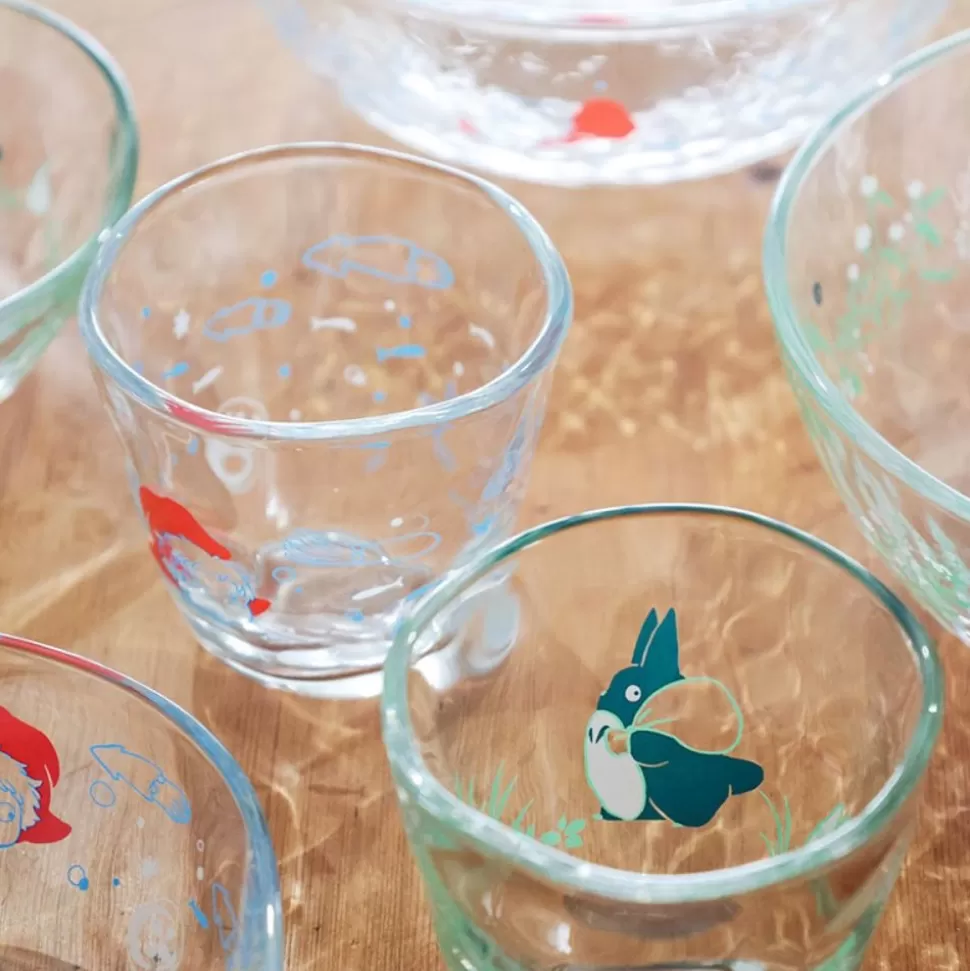 Maison Ghibli Transparent Glass Ponyo Under The Sea - Ponyo On The Cliff- Kitchenware