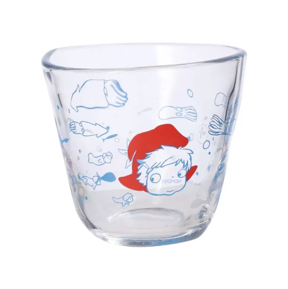 Maison Ghibli Transparent Glass Ponyo Under The Sea - Ponyo On The Cliff- Kitchenware