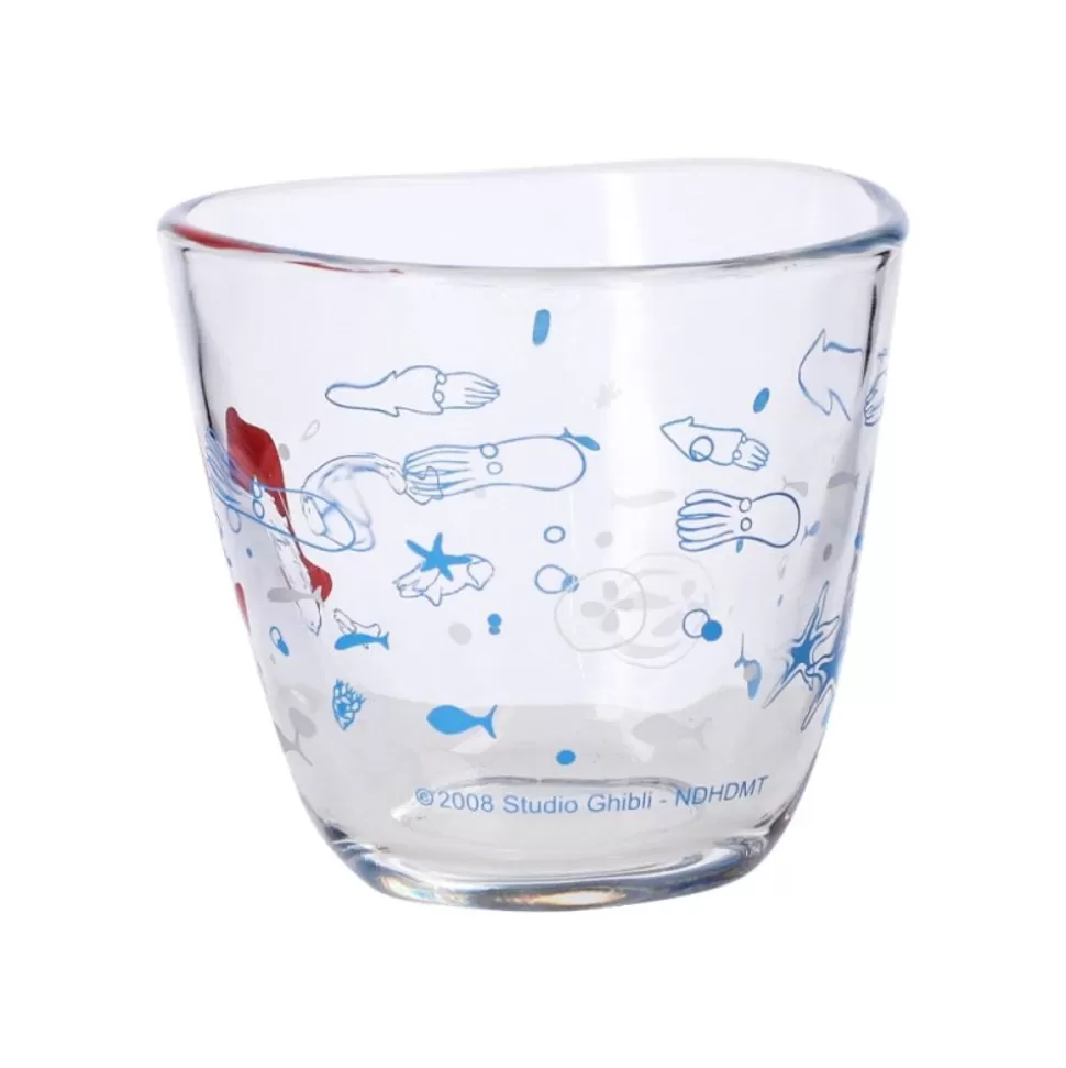 Maison Ghibli Transparent Glass Ponyo Under The Sea - Ponyo On The Cliff- Kitchenware