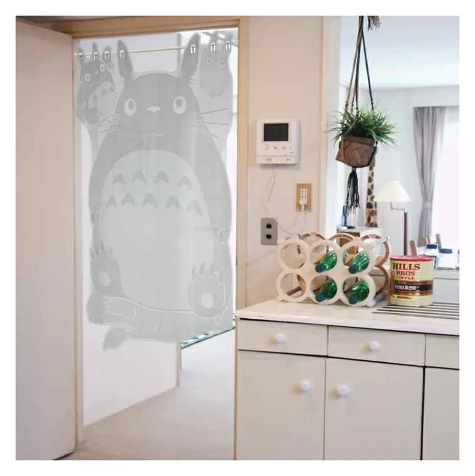 Maison Ghibli Transparent Japanese Curtain Totoro - My Neighbor Totoro- Wall Decoration