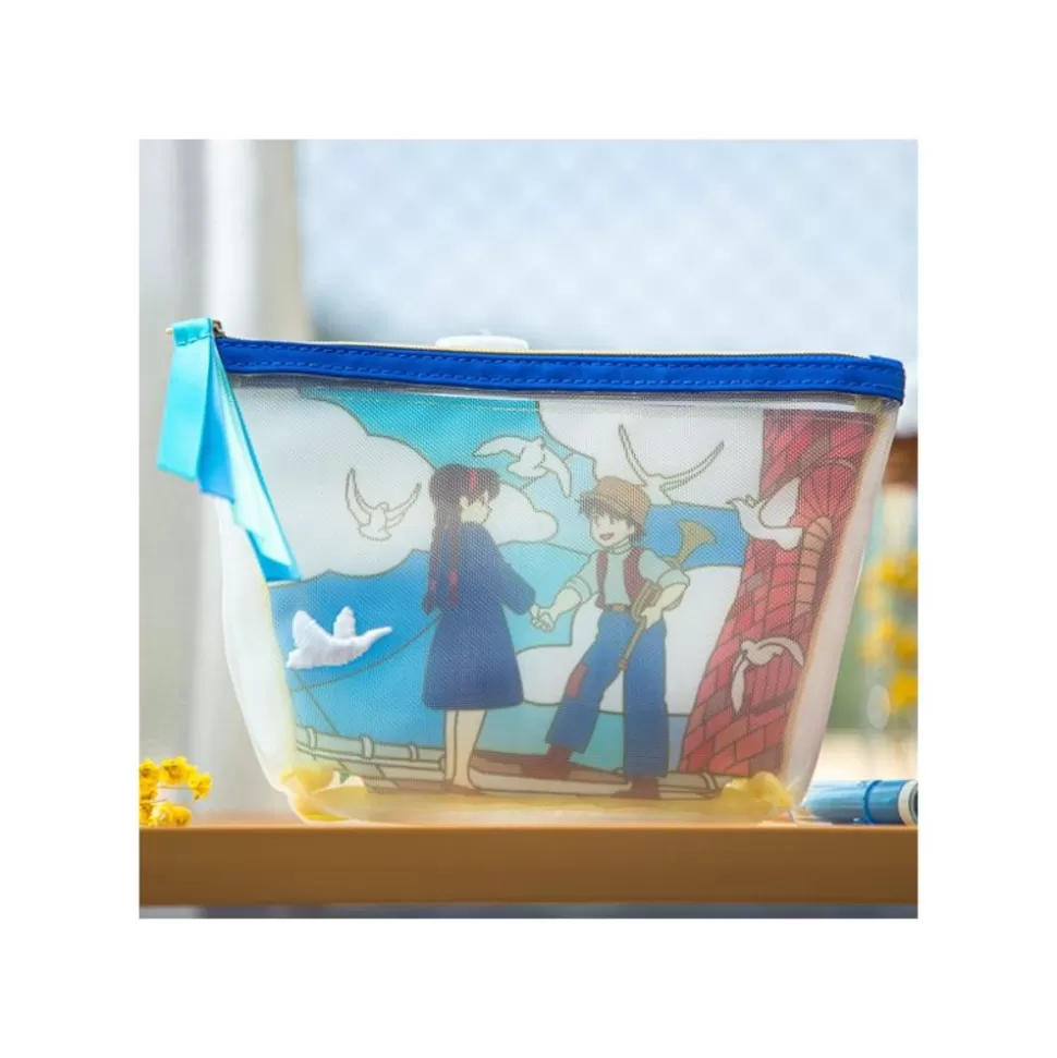 Maison Ghibli Transparent Pouch Embroidered - Castle In The Sky- Accessories