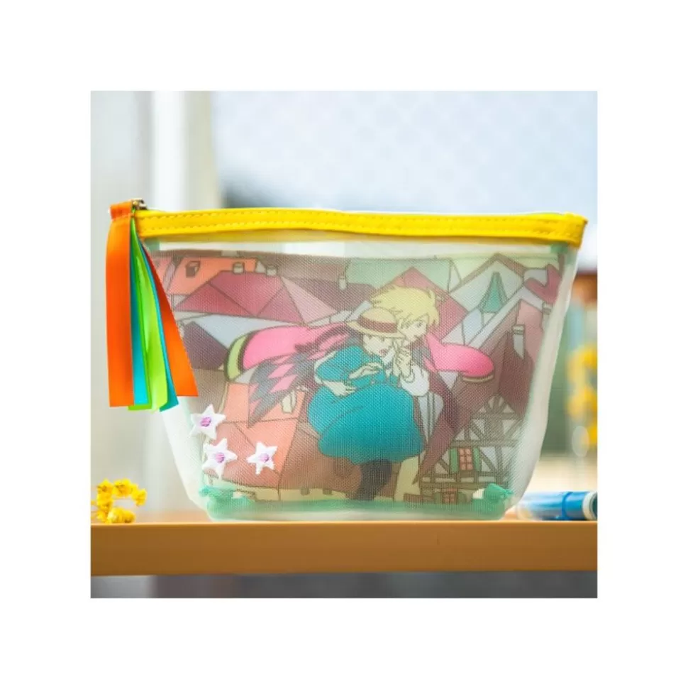 Maison Ghibli Transparent Pouch Embroidered - Howl'S Moving Castle- Accessories