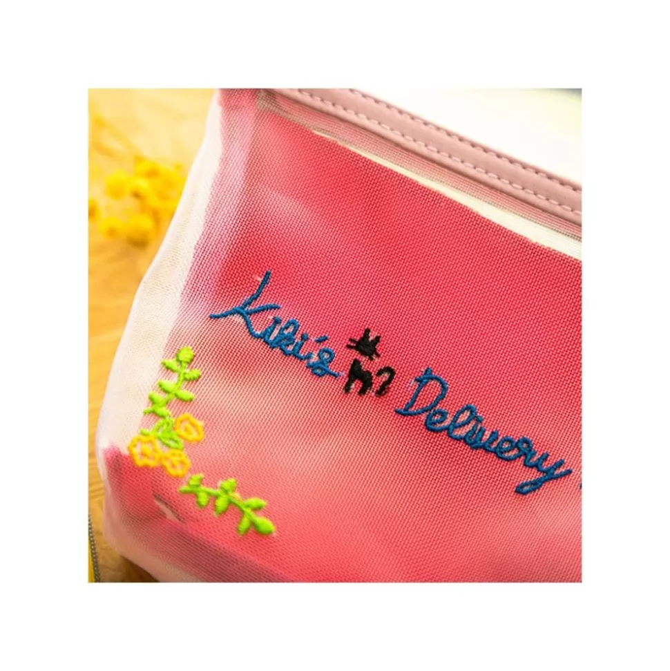 Maison Ghibli Transparent Pouch Embroidered - Kiki'S Delivery Service- Accessories