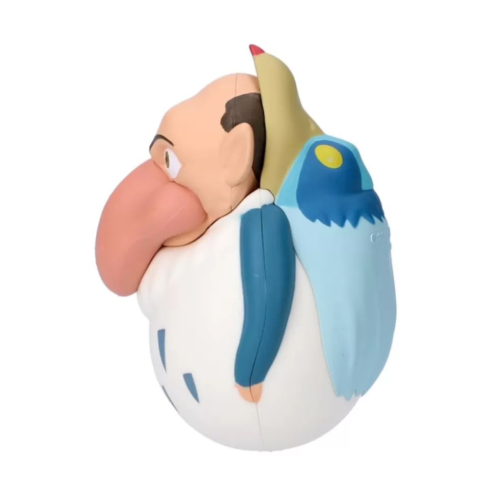 Maison Ghibli Two Pack Roly-Poly Figurines Heron & Warawara - The Boy And The Heron- Toys