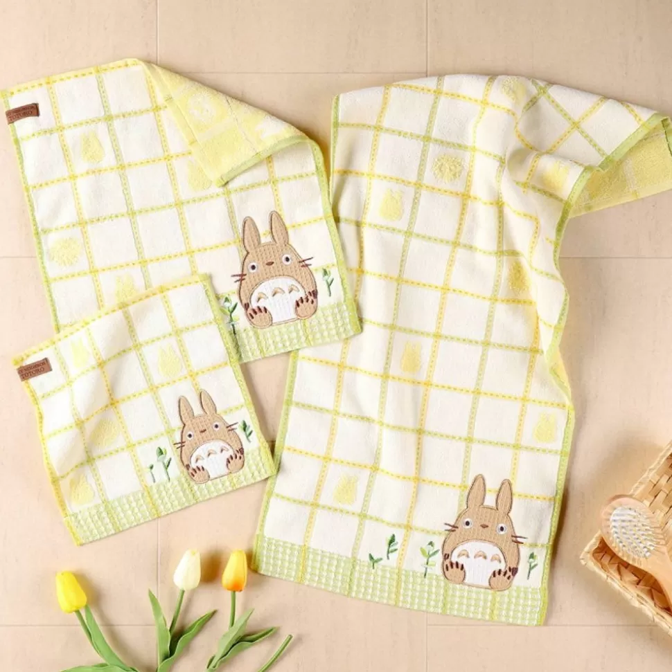 Maison Ghibli Waffle Mini Towel Totoro 25X25 Cm - My Neighbor Totoro- Household Linen