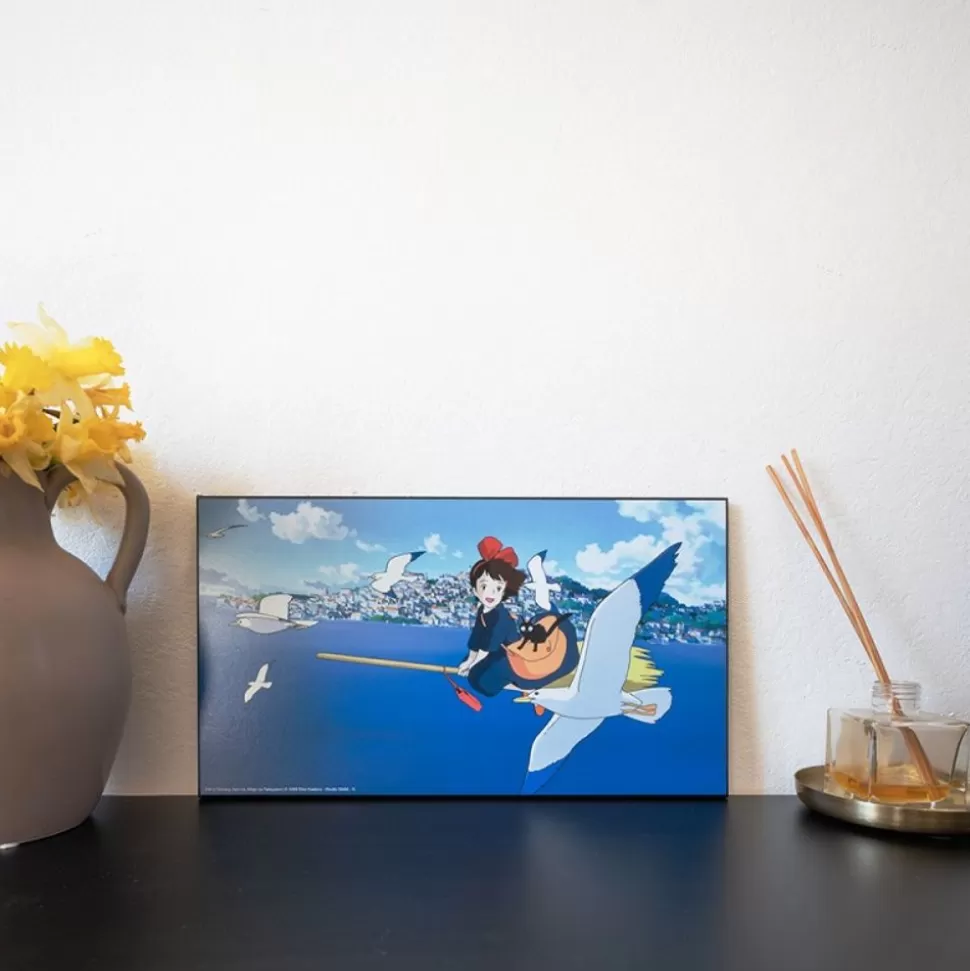 Maison Ghibli Wood Panel Ghibli 01 - Kiki'S Delivery Service- Wall Decoration