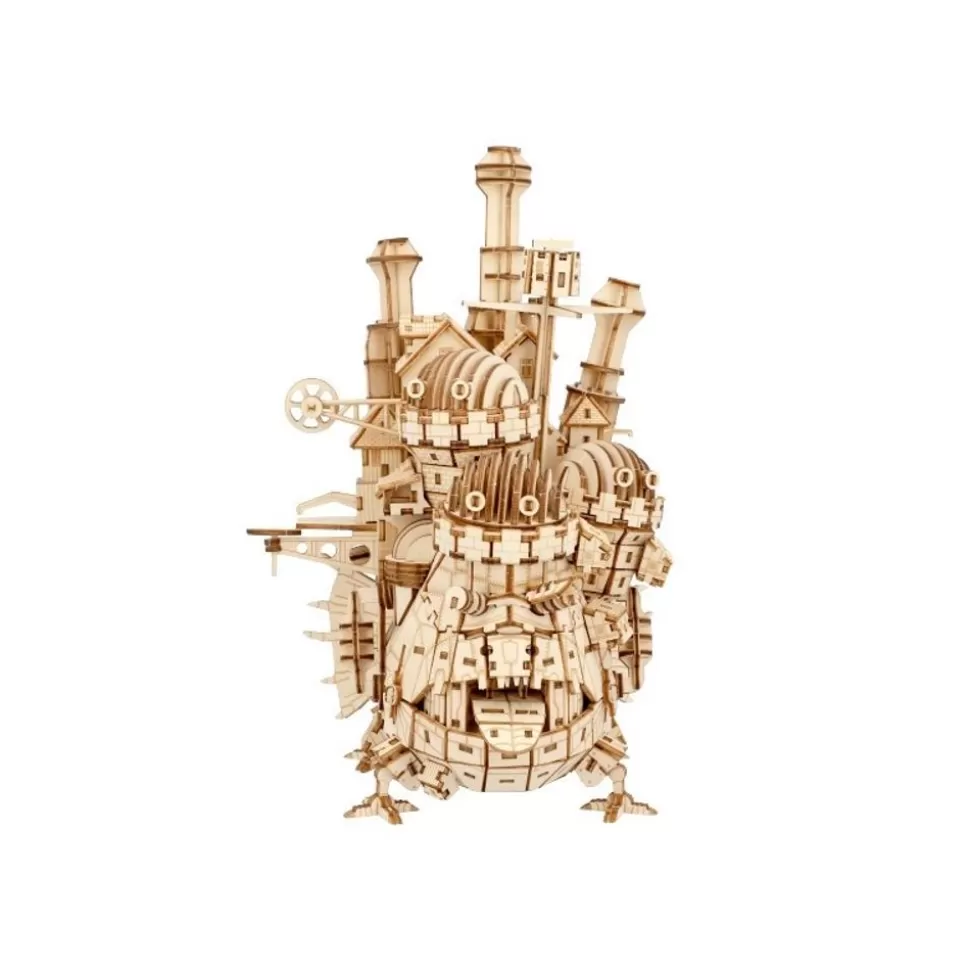 Maison Ghibli Wooden Craft Kit Kigumi Howl'S Castle - Howl'S Moving Castle- Arts And Crafts