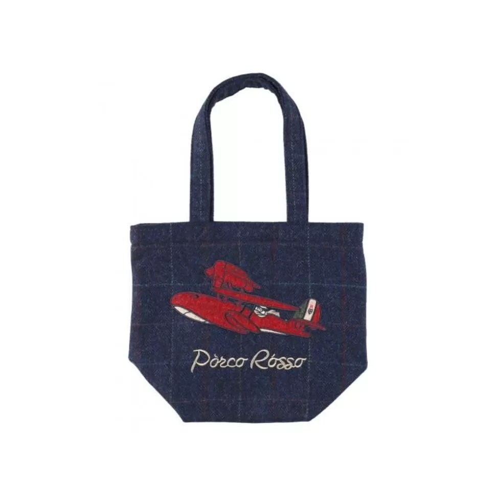 Maison Ghibli Wooven Bag Seaplane - Porco Rosso- Bags