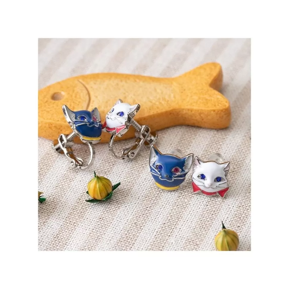 Maison Ghibli Yuki & Moon Pierced Earrings - The Cat Returns- Jewellery
